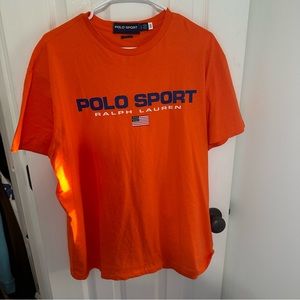 Orange Polo Sport Tee
